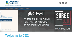 Desktop Screenshot of ce21.com