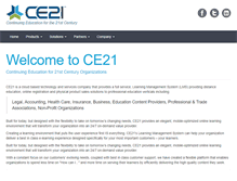 Tablet Screenshot of ce21.com